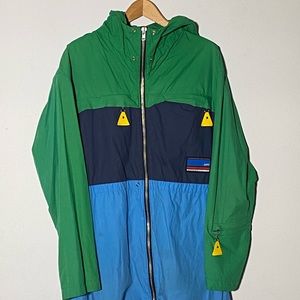 Kenzo Summer Parka Grass Green Rain Jacket